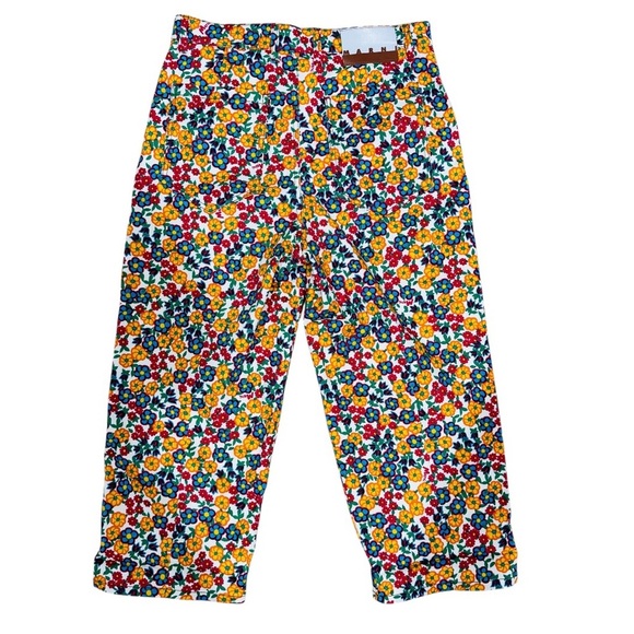 Marni high waisted Multicolour Cropped denim Floral Trousers EUC - Picture 4 of 16